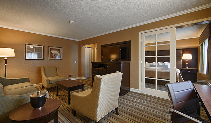 King Family Suite available at Hotel Best Western Carmel's Town House Lodge